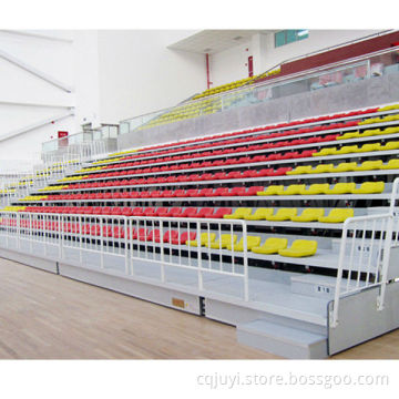 JY-706 factory price used bleachers for sale wholesaler CE plastic seat used bleachers for sale